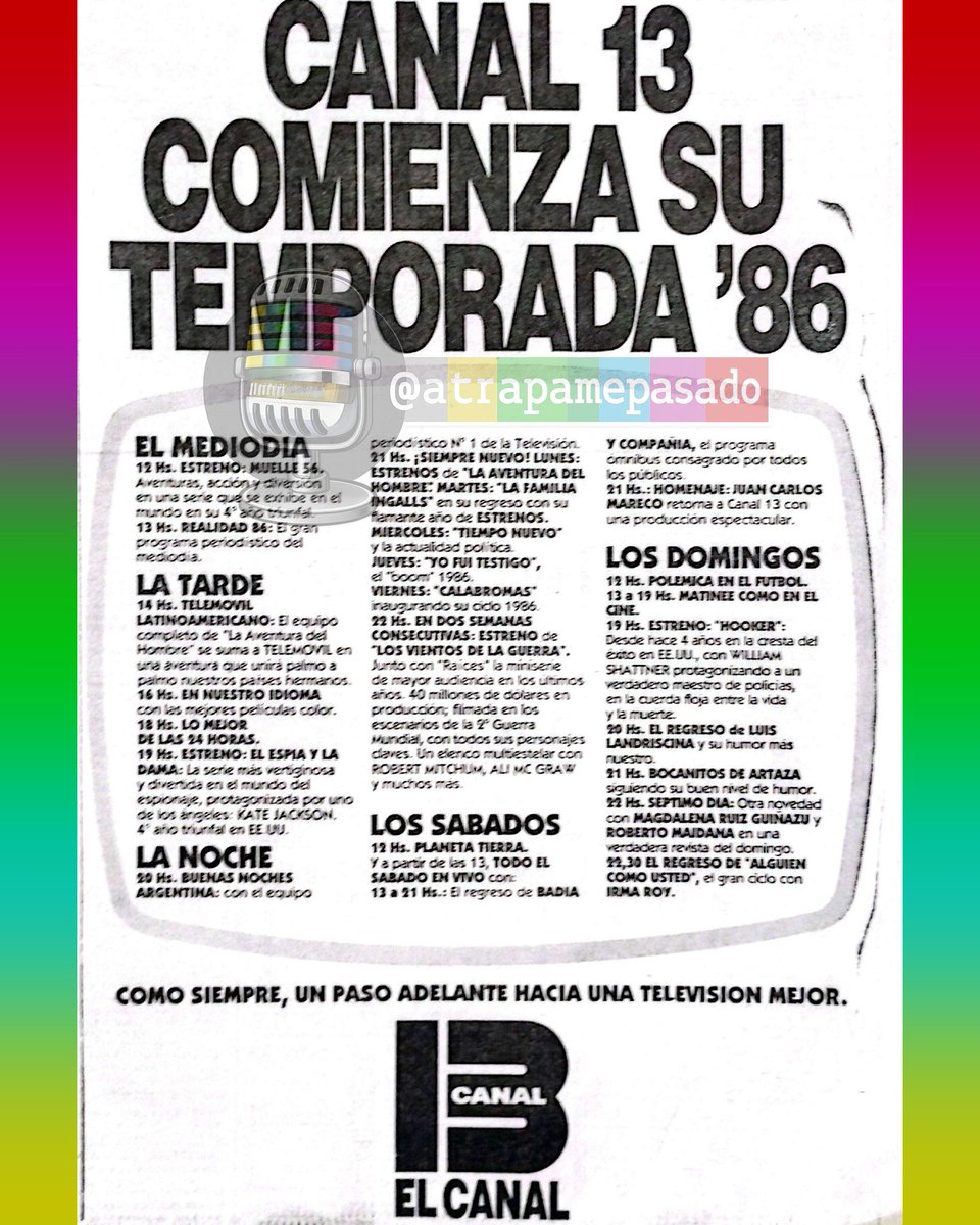 Atrápame pasado 📺📻 tweet media