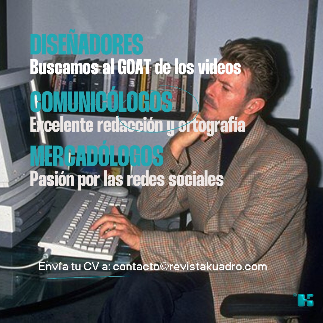 🚨 En #Kuadro buscamos al 💎 #ELBECARIODEORO

Si diseñas, escribes, haces estrategias de marketing o simplemente traes hambre de aprender, y romperla 🔥este es 🫵🏼 TU momento 

No buscamos CV perfectos, buscamos actitud.

📩 contacto@revistakuadro.com

¿Te rifas? 👀