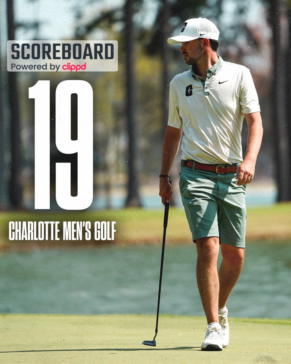 Charlotte Men's Golf tweet media
