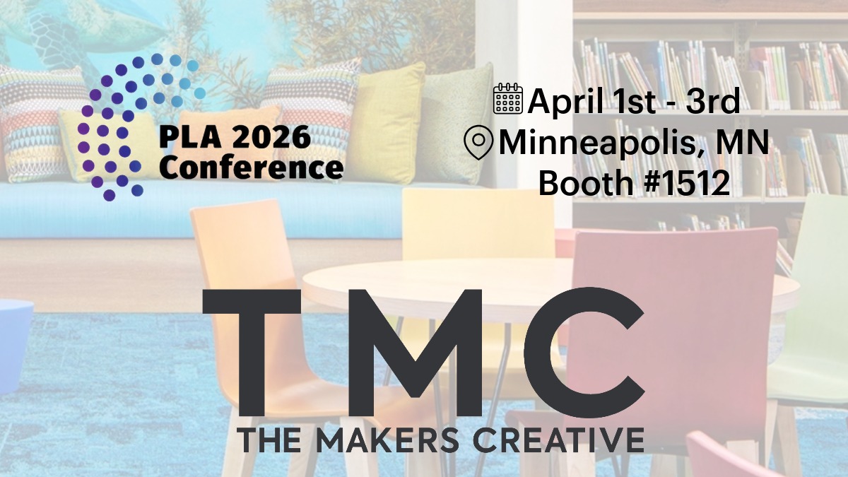We’re exhibiting at the 2026 Public Library Association (PLA) Conference in Minneapolis, April 1–3.

If you’re attending, stop by booth #1512 and let’s connect 👋

#PLA2026 #LibraryDesign #TMCFurniture