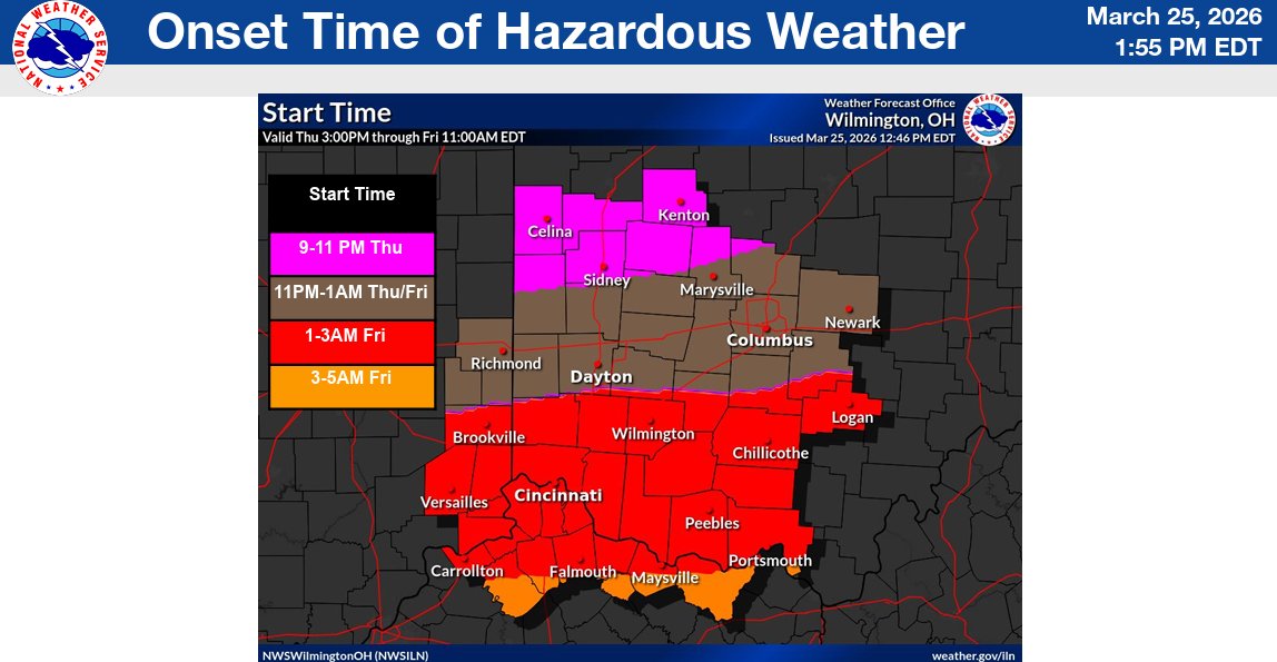 NWS Wilmington OH tweet media