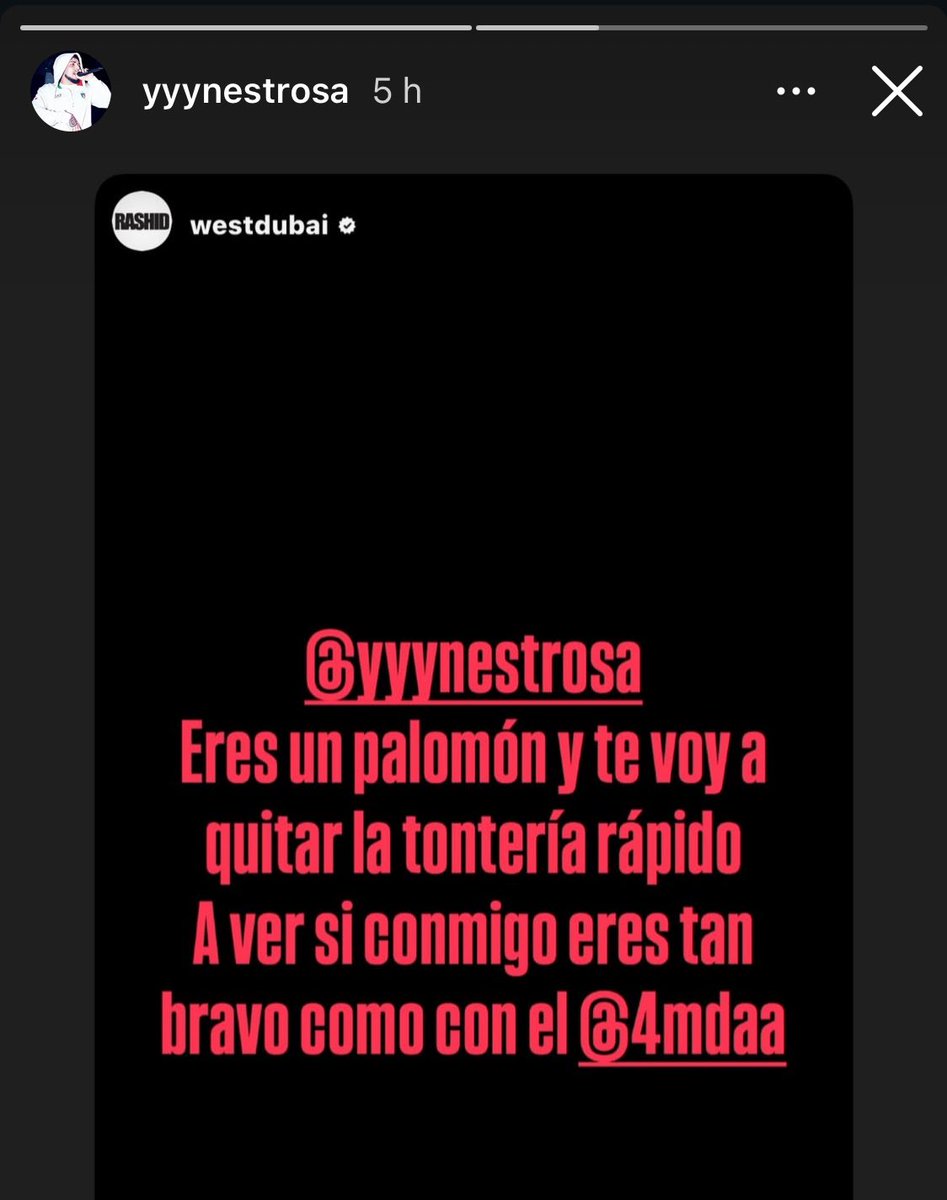 Es de las mejores respuestas a un beef que vi (igual es promo eh)