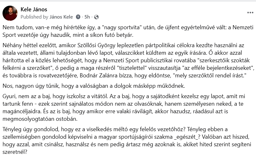 János Kele tweet media