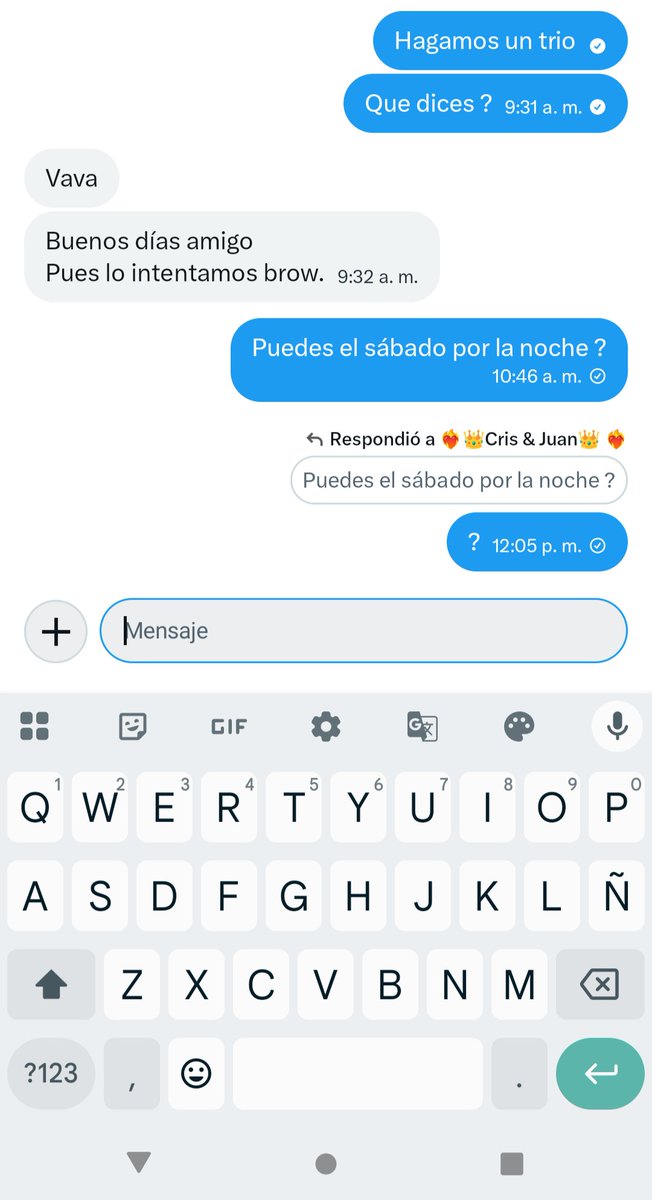 ❤️‍🔥👑Cris & Juan👑 ❤️‍🔥 tweet media