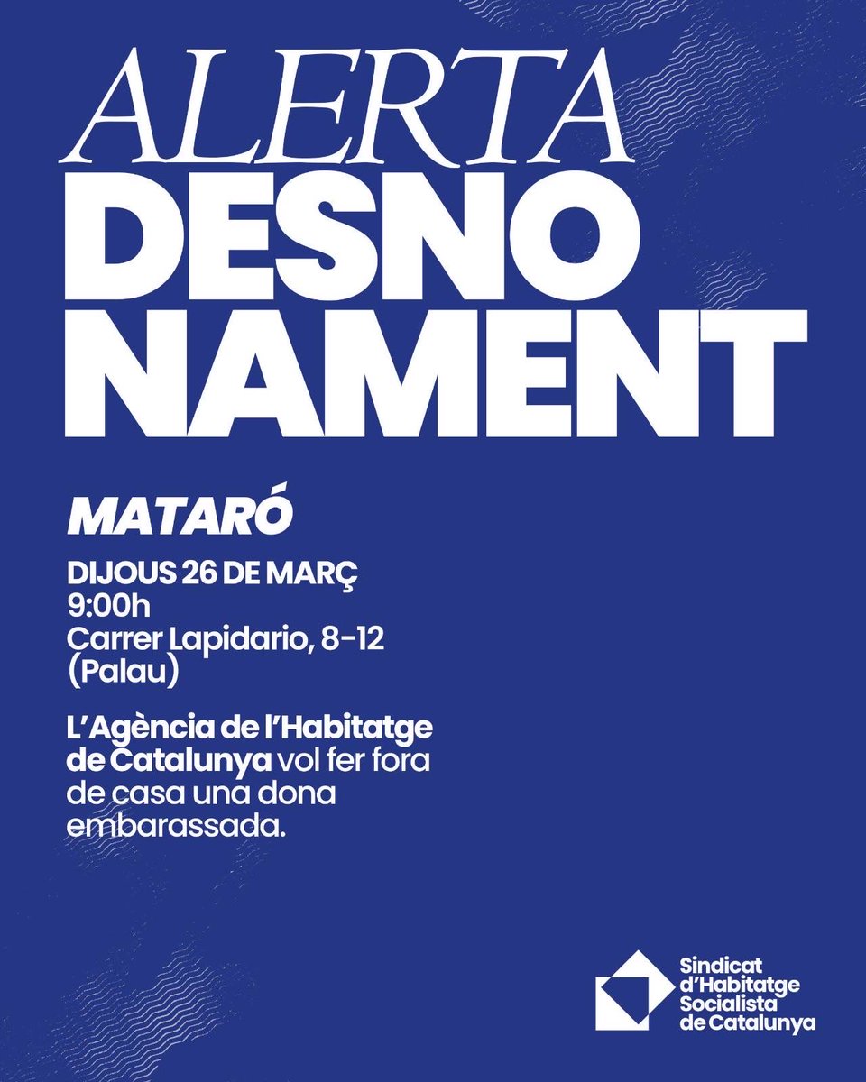 Sindicat d’Habitatge de Mataró tweet media
