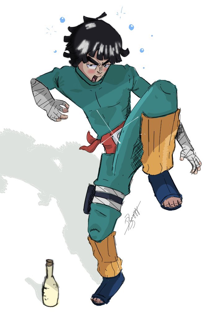 Drukken fist
#naruto 
#fanart
#drawing 
#dessin