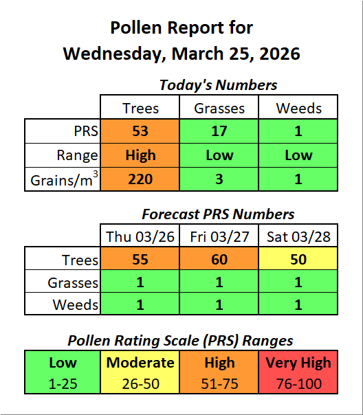 Forsyth County, NC Pollen tweet media