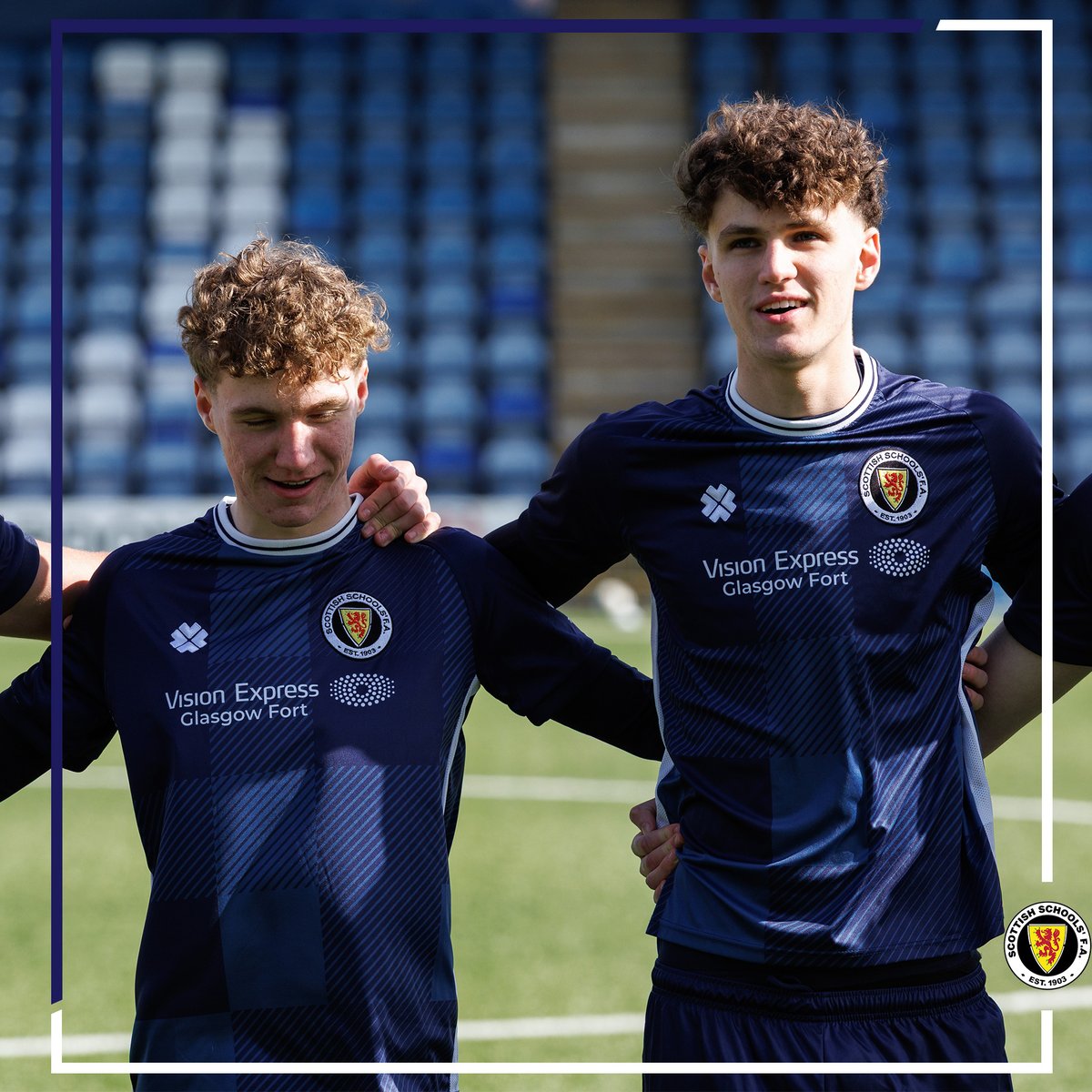 sschoolsfa's tweet photo. BOYS INTERNATIONAL 🏴󠁧󠁢󠁳󠁣󠁴󠁿 | 📷 from the build up to today's Centenary Shield game against @WelshSchoolsFA  at @OfficialQosFC  now on our Facebook page ➡️ https://t.co/wUzvcbN6sP https://t.co/bmIHniDHO4