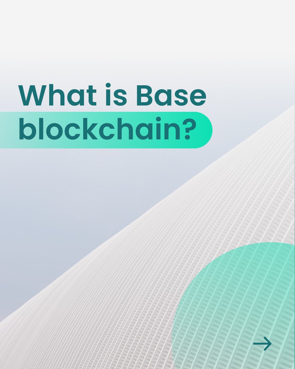 HestyOfficial's tweet photo. Blockchain technology is built through different layers and networks.

Some of these networks are designed to make transactions faster and more efficient.

One example is Base, a Layer 2 blockchain.

Let’s understand what it is. https://t.co/QkBn5UEBq6