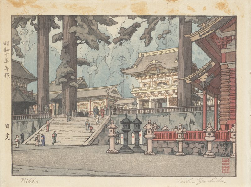 Nikko, by Yoshida Toshi, 1940