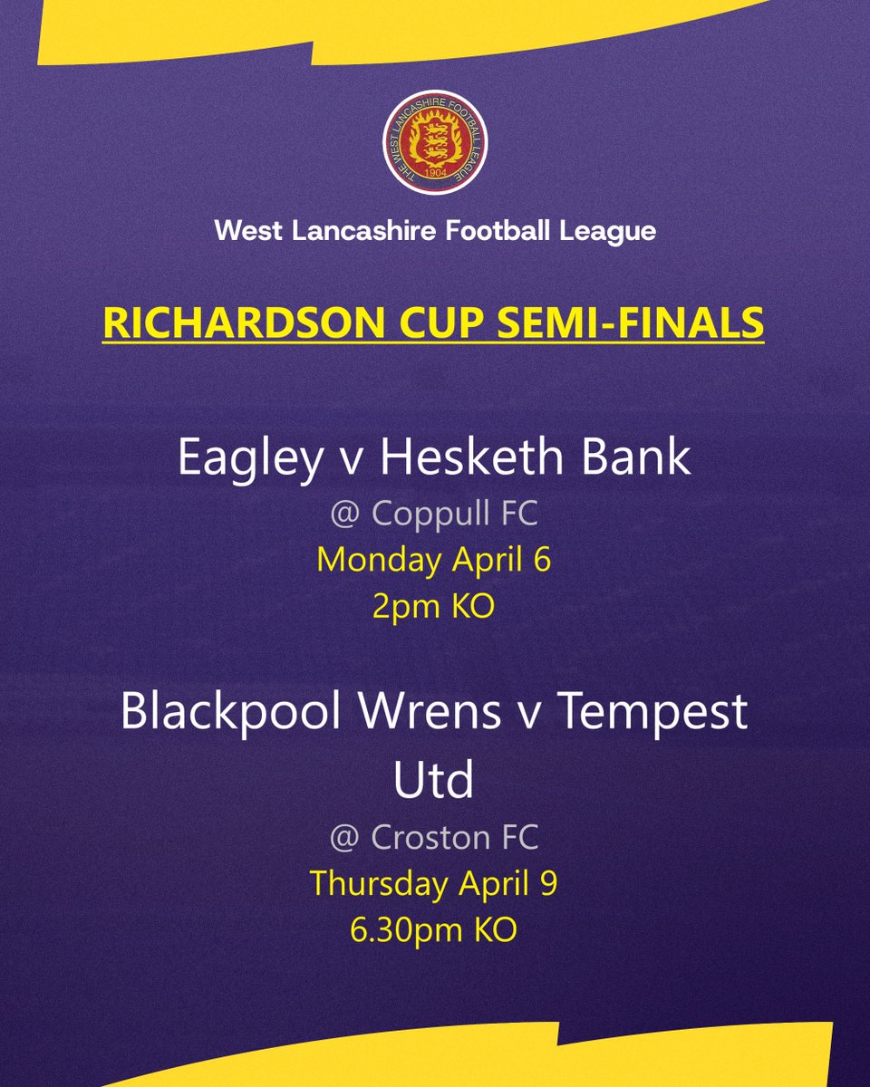 West Lancashire League tweet media