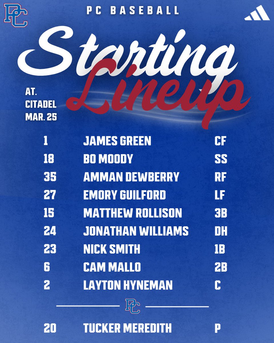 Presbyterian College Baseball tweet media