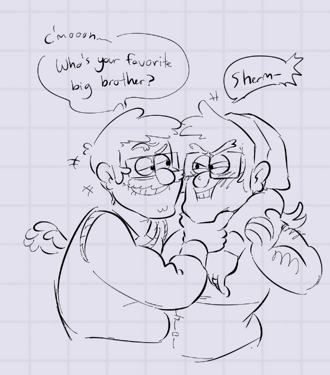 tired_cringe's tweet photo. favorite older brother 
then → now https://t.co/l4rs3Dm4iv