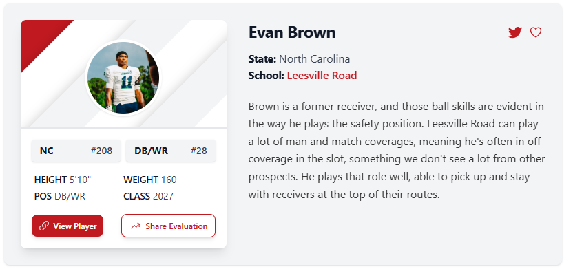 Evan Brown tweet media