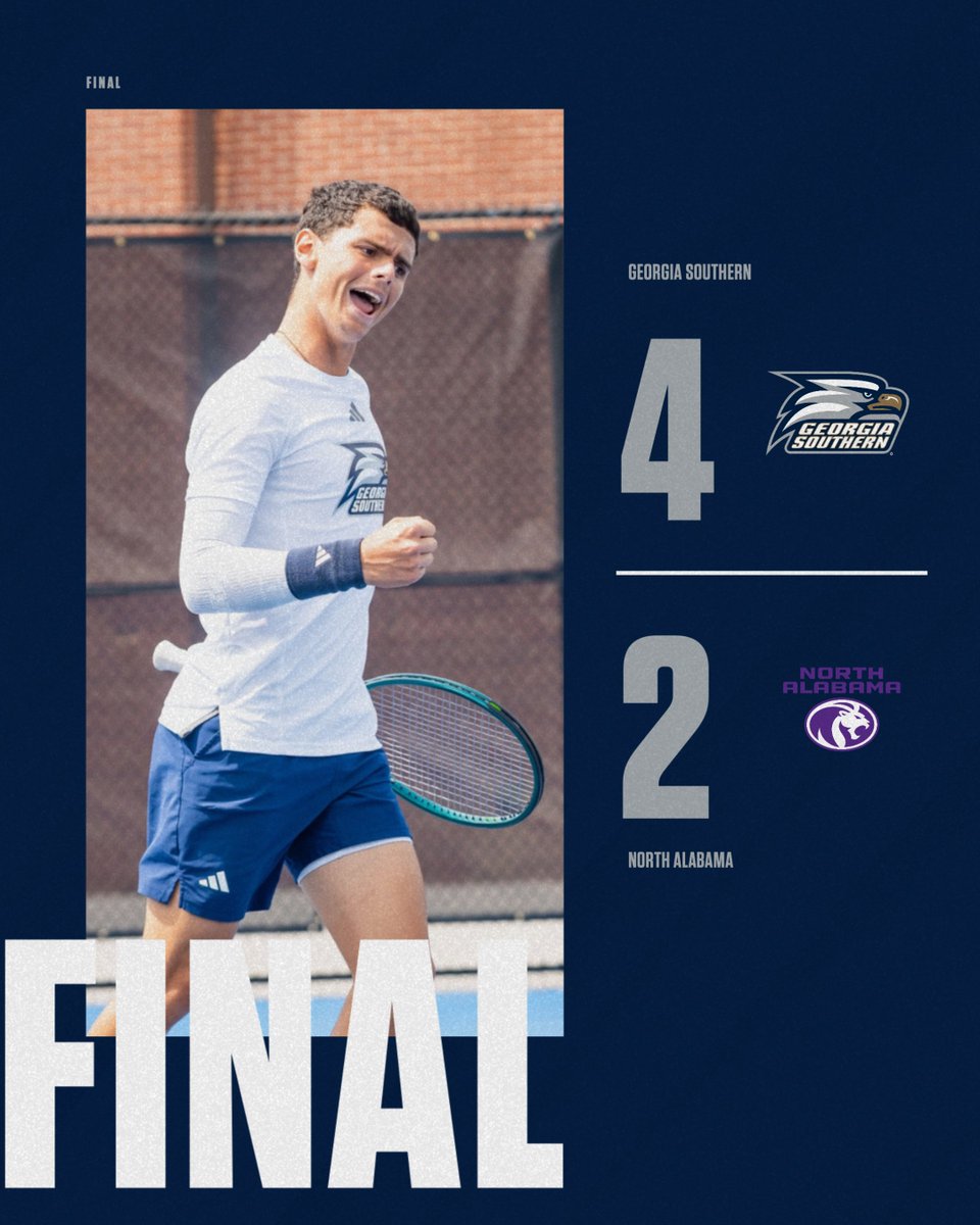 GSAthletics_MT's tweet photo. 𝗪𝗘 𝗔𝗜𝗡'𝗧 𝗟𝗜𝗢𝗡 𝗔𝗕𝗢𝗨𝗧 𝗧𝗛𝗜𝗦 𝗪𝗜𝗡 🦅

#HailSouthern https://t.co/P3Qj9bOVwM