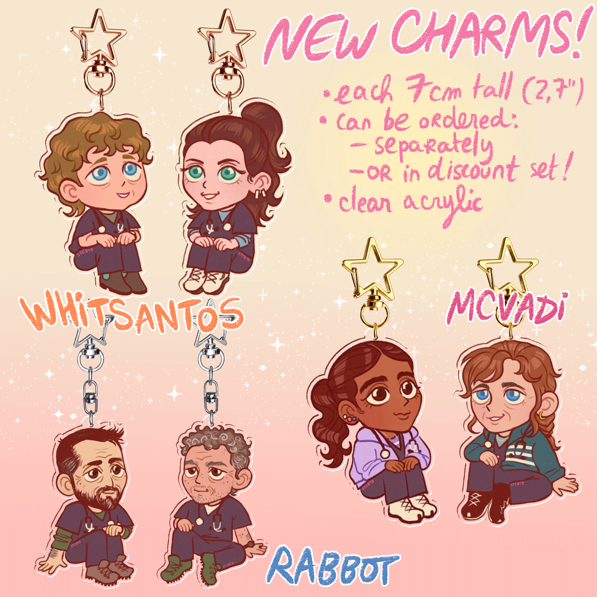 910cts's tweet photo. Little showcase of what I have up for grabs in da pitt m3rch department! ☺️ da pitt animals, ships and cutieful charms&amp; stickers&amp; prints! 🌈✨
retwts are v welcome and help a lot 😌💖 https://t.co/1La8ewdl6r