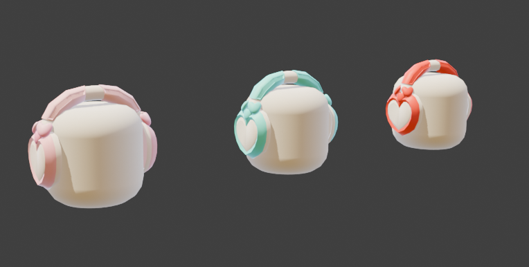 Levdev23's tweet photo. Heart Headphones  UGC 25$ or Robux feel free to shoot me a text!#Roblox #RobloxDev #robloxstudio #gamedev #modeling https://t.co/lh1pIJNqbx