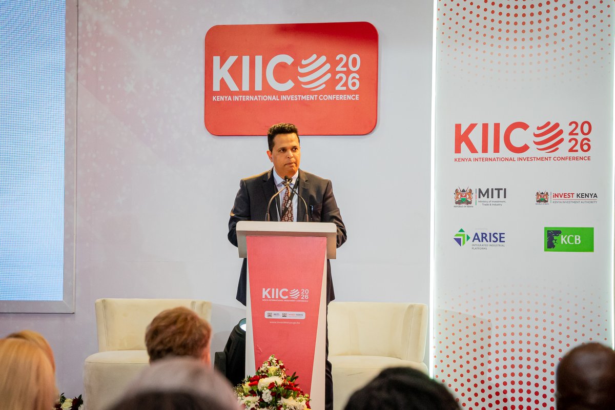InvestKenya_'s tweet photo. “Kenya represents our largest investment commitment to date. We have committed over 4,500 acres for industrial development in manufacturing and logistics. Over the next three years, we will be investing more than USD 3 million.

Capital today is looking for the right enablers; competitive power tariffs, targeted subsidies, and a progressive tax environment. With the right conditions, we are looking to create up to 500,000 jobs over the next five years.” – Nikhil Gandhi, ARISE IIP.

#InvestKenya #KIICO2026