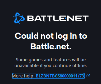 Whosweaving's tweet photo. @BlizzardCS  Can't seem to log in this morning, logged me out on the PC, and when going onto my phone or website to authenticate it also is experiencing an error. Any clue on this one? https://t.co/xdn4YbDZBT