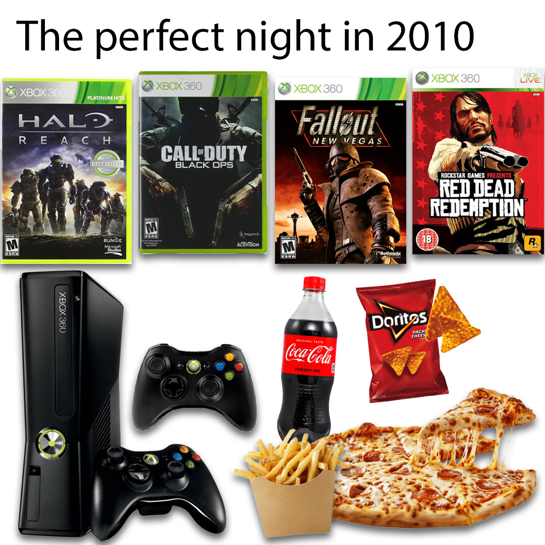 DKOldies's tweet image. Or the perfect night for tonight. 😉
•
•
#2010s #xbox360 #videogames #perfect #retrogaming