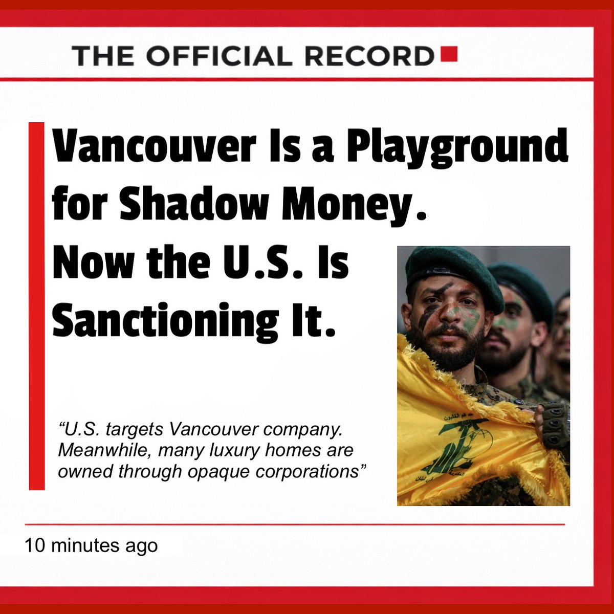 THE OFFICIAL RECORD tweet media