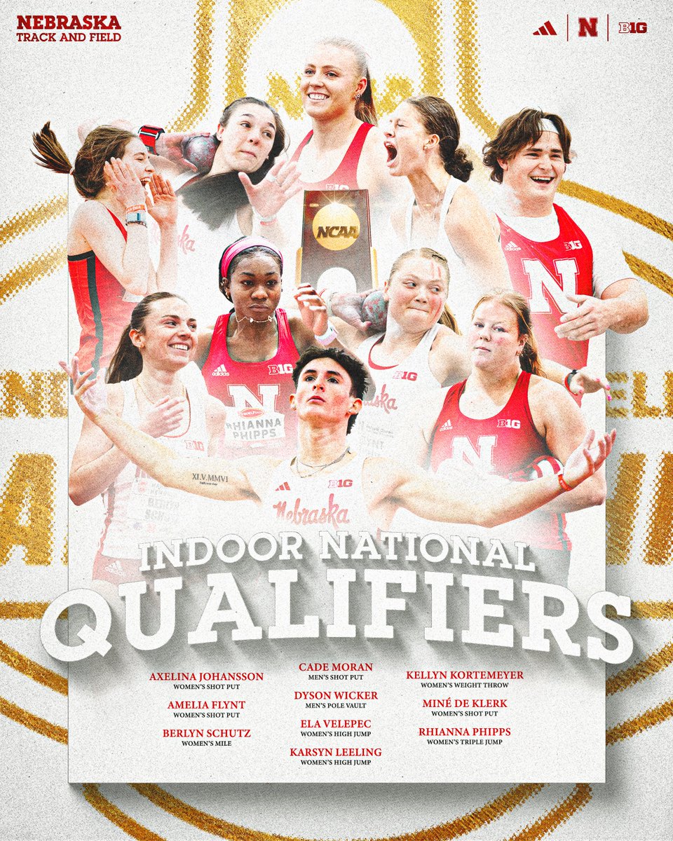 macjohnsonmedia's tweet photo. Excited to launch my first Behance projects and show the work put in towards Nebraska Track and Field during the indoor season!

https://t.co/5ZTdih9zm7 https://t.co/WIFch1VVfH