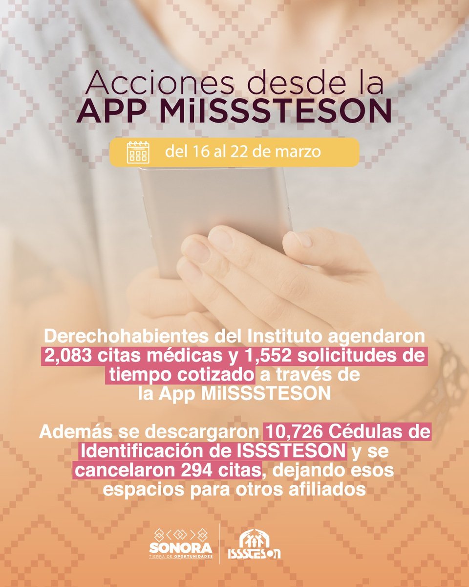 ISSSTESON SONORA tweet media