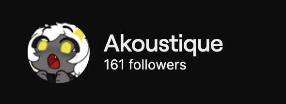 Akoustique || 🩶 🐈‍⬛ EN VTuber tweet media