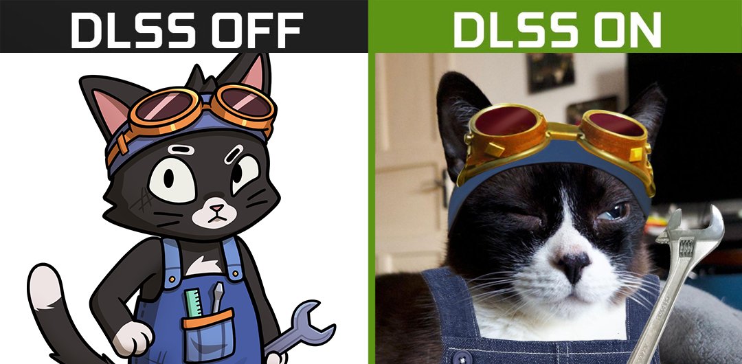 ZudenkenGames's tweet photo. We tried DLSS5 in our game. Interesting results! I think we'll keep it off though... 😹  #dlss5 #catlite #zudenkengames #gamedev #indiedev https://t.co/GDiADyQbJV