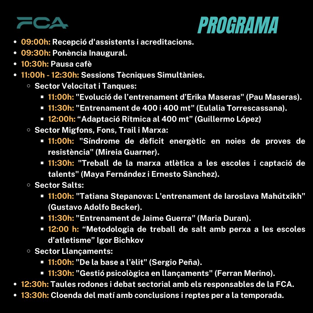 Federació Catalana d’Atletisme tweet media