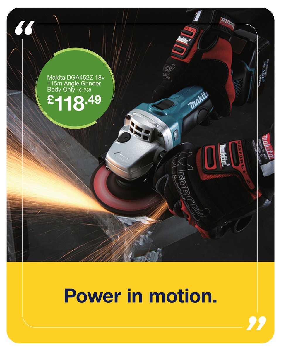 MacBlair5's tweet image. Power tools in our spring sale? Oh go on then 😏

Swing by your local MacBlair or shop online today – these deals won’t last forever! ⚡

#MacBlairBuildersMerchant #SpringSale #PowerTools
