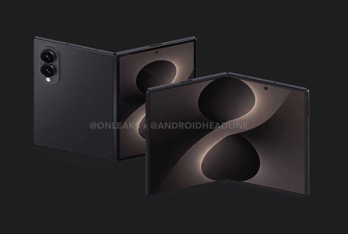 rajAnoop_'s tweet image. 🚨
Samsung Galaxy Z Fold 8 “Wide” — first look 

new "Lite" Fold ❓
#GalaxyFold