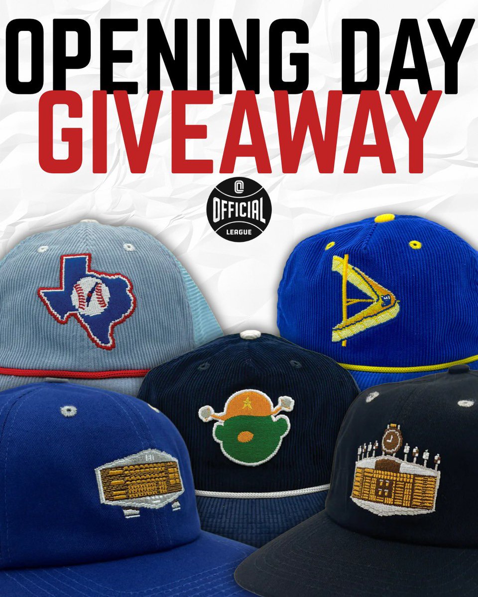 GIVEAWAY 🚨 I’ve teamed up with <a href="/officialeague/">Official League</a> to give one lucky winner their choice of select hats from Official League to celebrate Opening Day!

To enter:
Must follow me and <a href="/officialeague/">Official League</a>
RT this post!

I genuinely LOVE their hats and having the opportunity share them!!