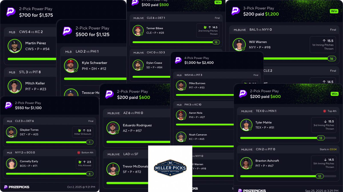 Miller Picks🔥 tweet media
