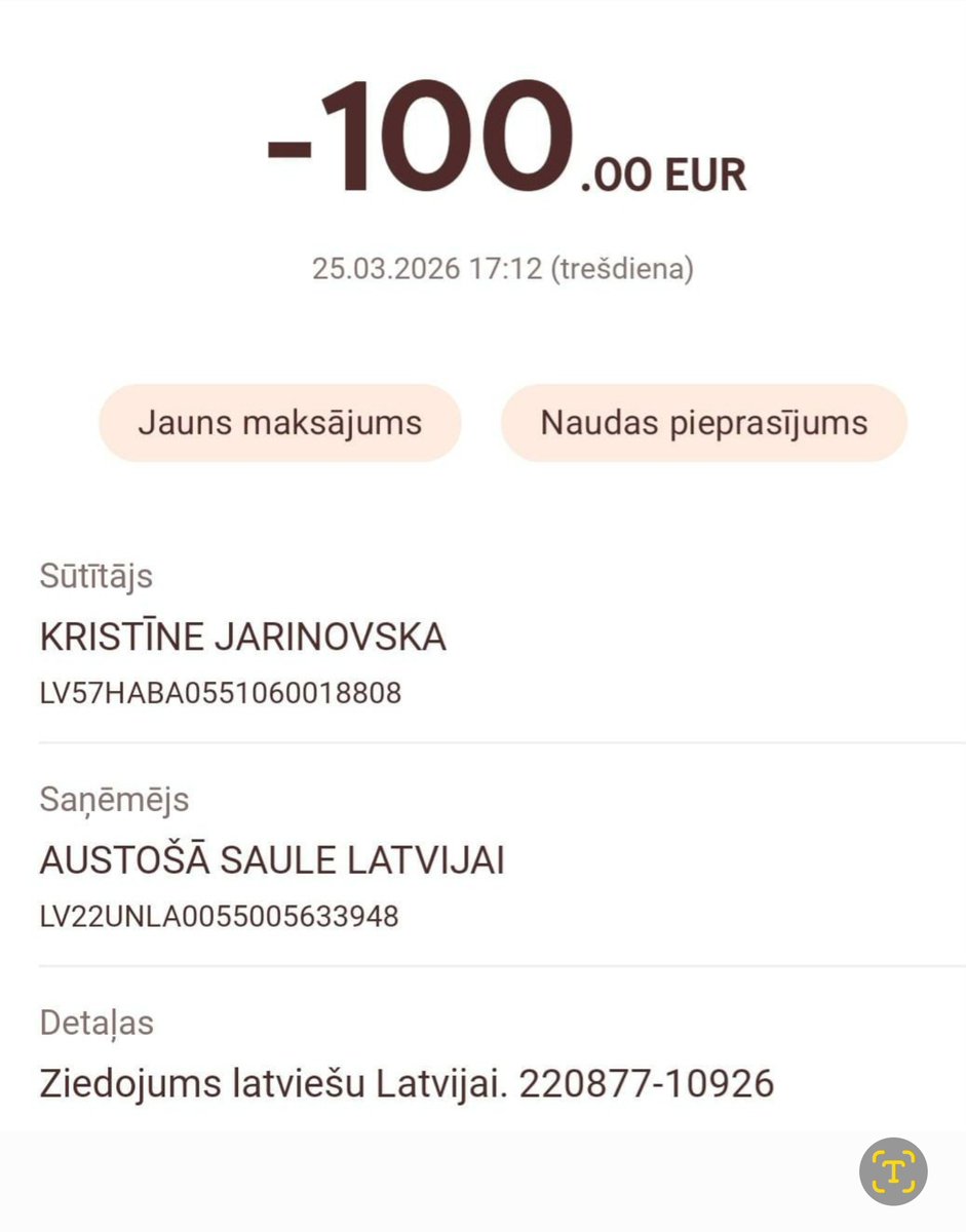 Kristīne Jarinovska tweet media