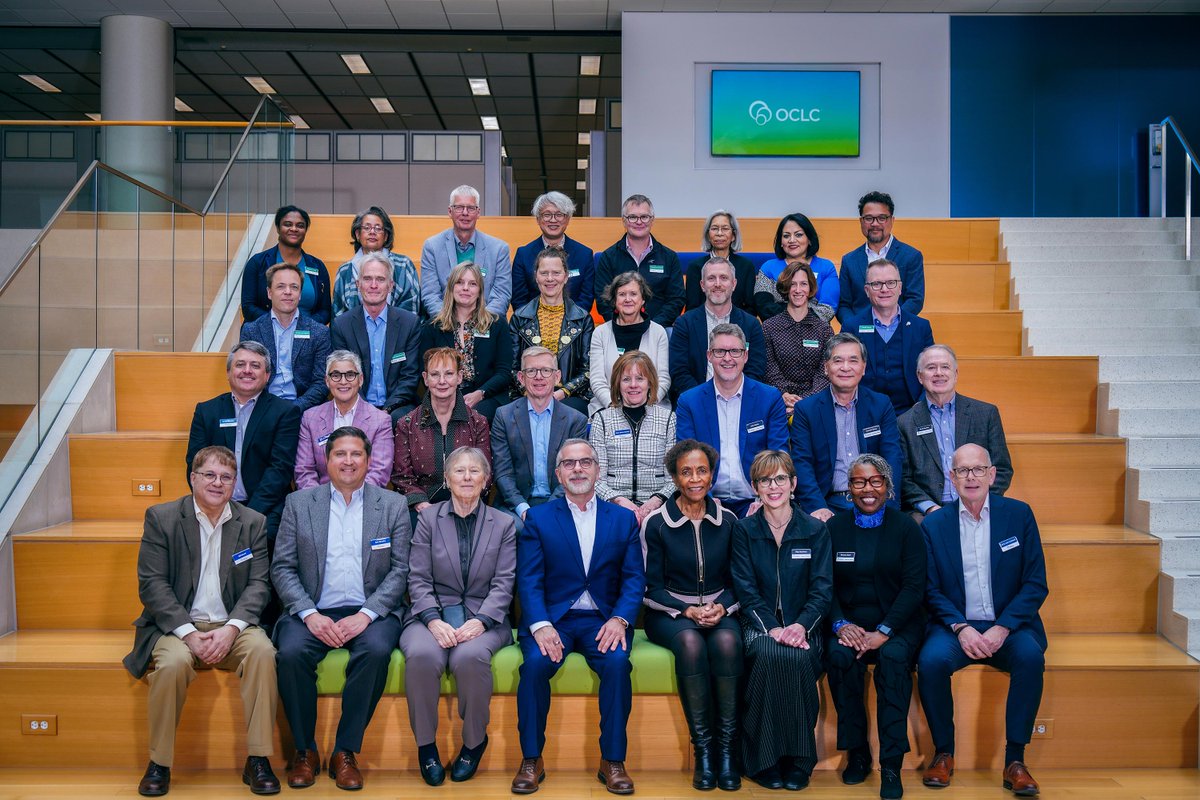 OCLC's tweet photo. We had the privilege of hosting the OCLC Leaders Council at our Dublin, Ohio headquarters last week, bringing together library leaders from around the world.

➡️ Learn more about the Council and those who serve on it: https://t.co/36FOAi881z 🧵 1/2 #OCLCleaderscouncil https://t.co/UoQYSDjScM