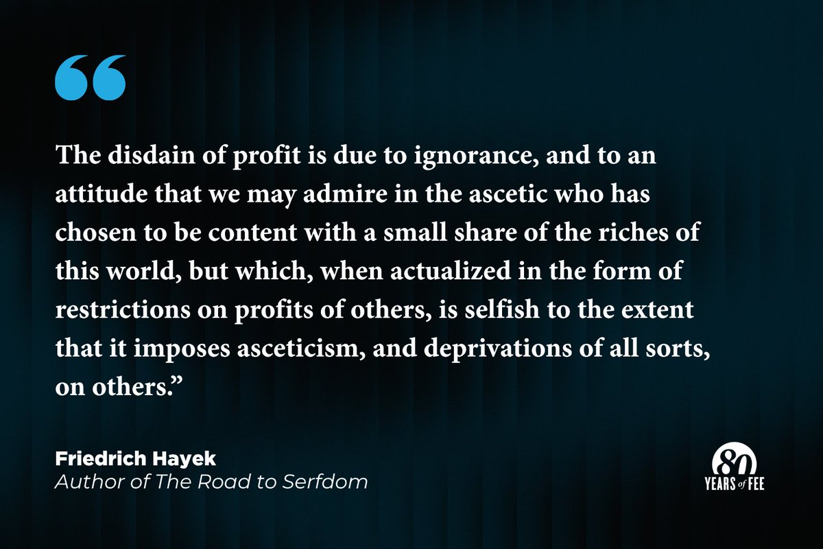 Prosperity emerges when people are free to create and earn.