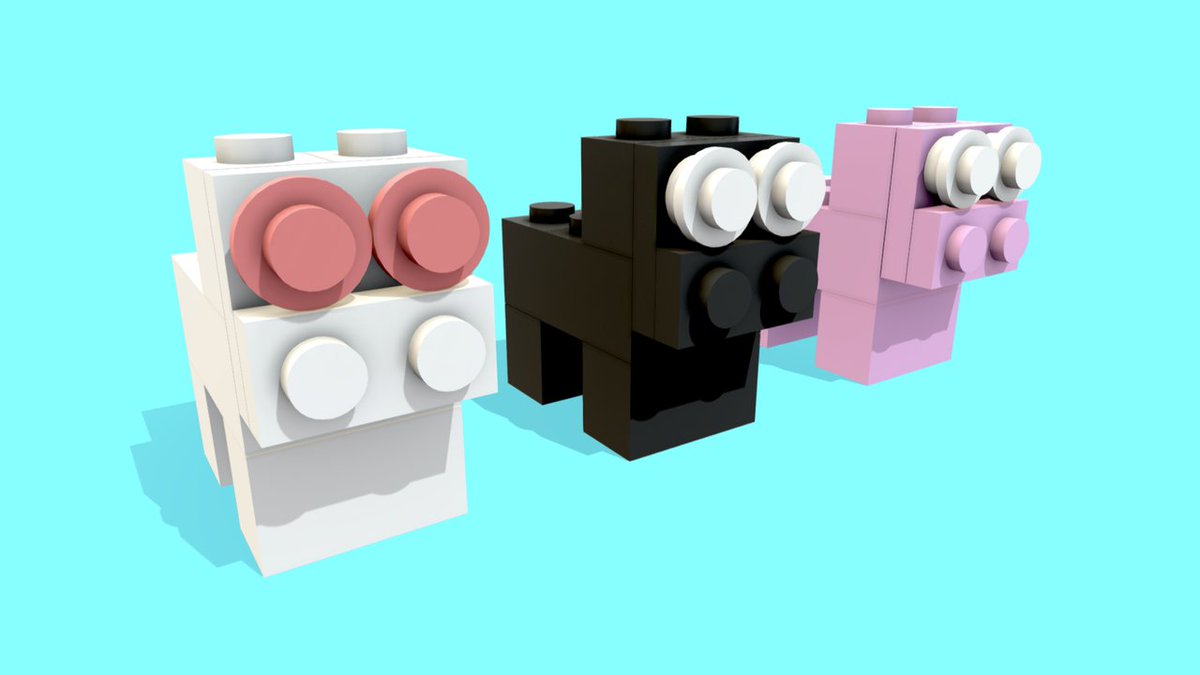 voxel_pacman's tweet image. Pigs made with modular bricks and ready for your game engine. 8K PBR textures. 
dbr3d.itch.io/pigs-pack

#LEGO #bricks #dbr3d #sketchfab #legoanimal #3dasset #gameready #lowpoly #itchio #legopigs #XR #AR #VR