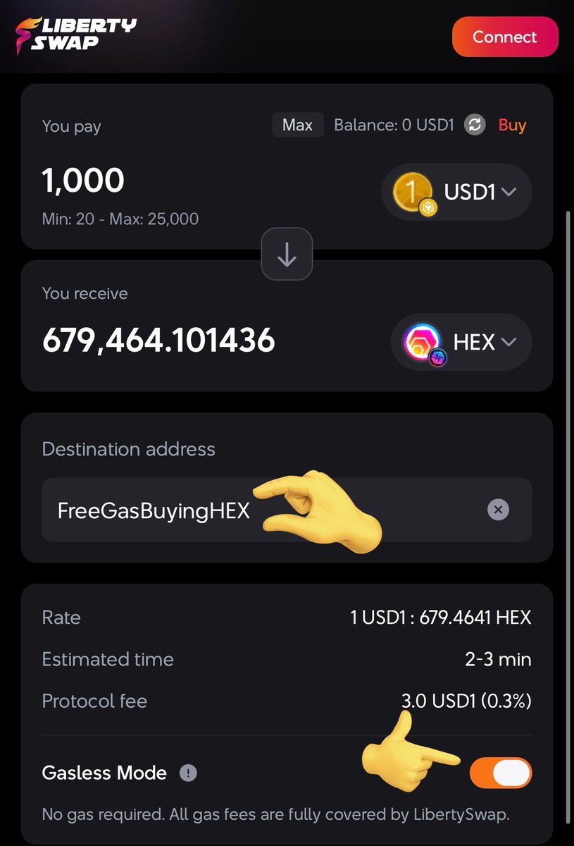 Liberty Swap ⚡️ Bridge2Pulse™️ Zero-Fee DEX tweet media