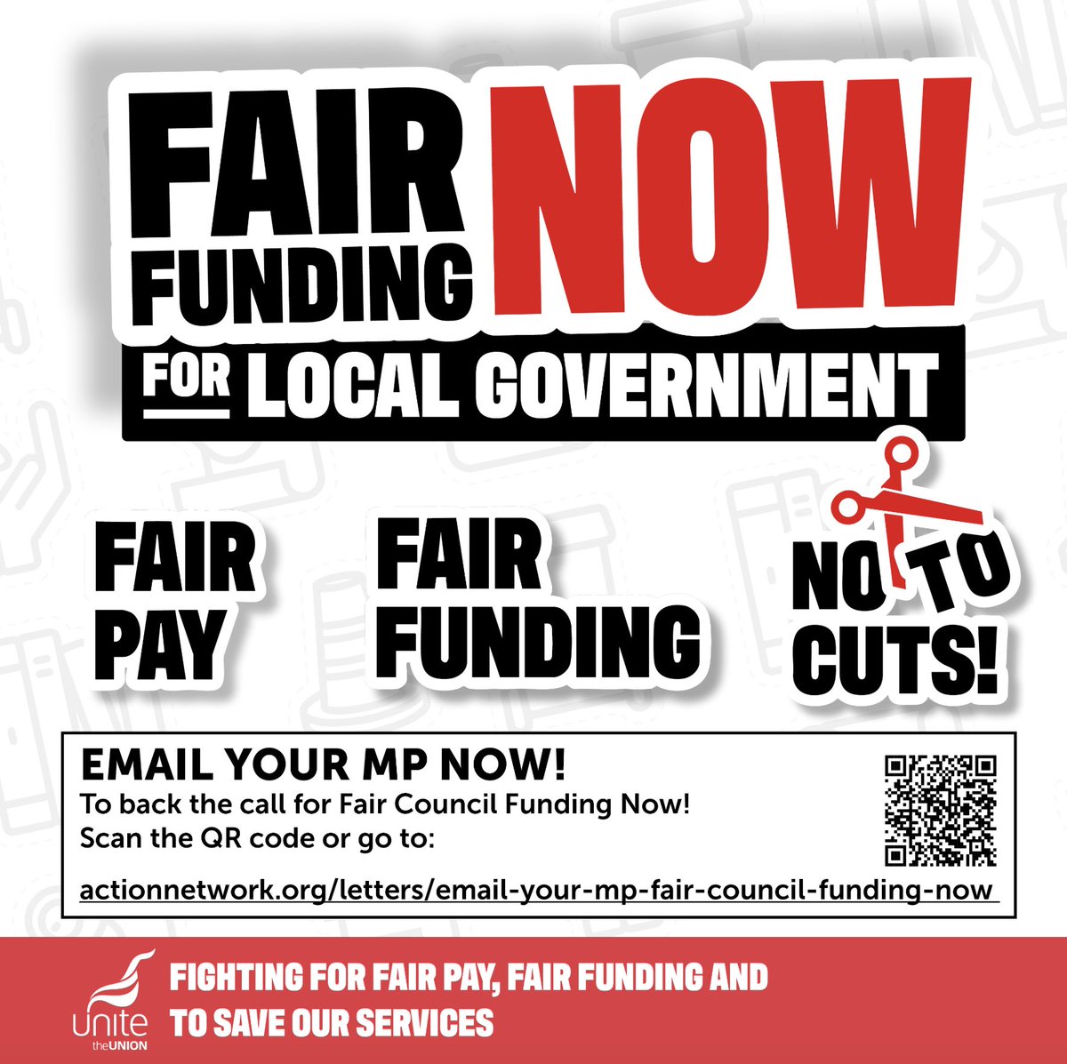 UniteSharon's tweet photo. The full and final #council pay offer, without negotiation represents a real terms pay cut and does not address historic problems with low pay for the local authorities sector.
💬Our members in #localauthorities have endured years of real terms pay cuts and yet again this year's pay offer falls completely short.
💬Council workers must no longer be penalised for a crisis not of their making. Austerity is a political choice and the national employers must change tack and invest in frontline public sector workers.