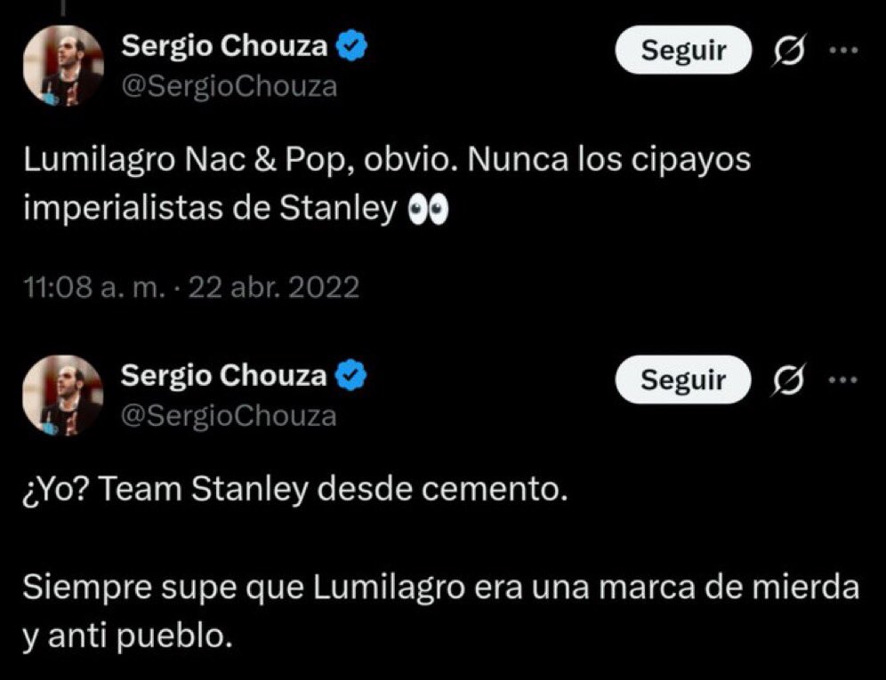 “Chouza”

Por este gracioso combituit de Sergio Chouza.