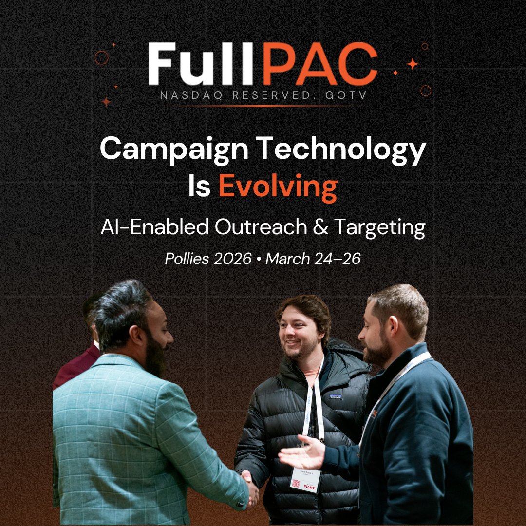 TravisTrawick's tweet image. AI-driven outreach and micro-targeting are quickly changing how campaigns engage voters.

Looking forward to discussing this at the 2026 Pollie Awards (March 24–26, Amelia Island).

Attending? Let's connect: bit.ly/4bMfX80

#GOTV #Pollies26 #CampaignTech