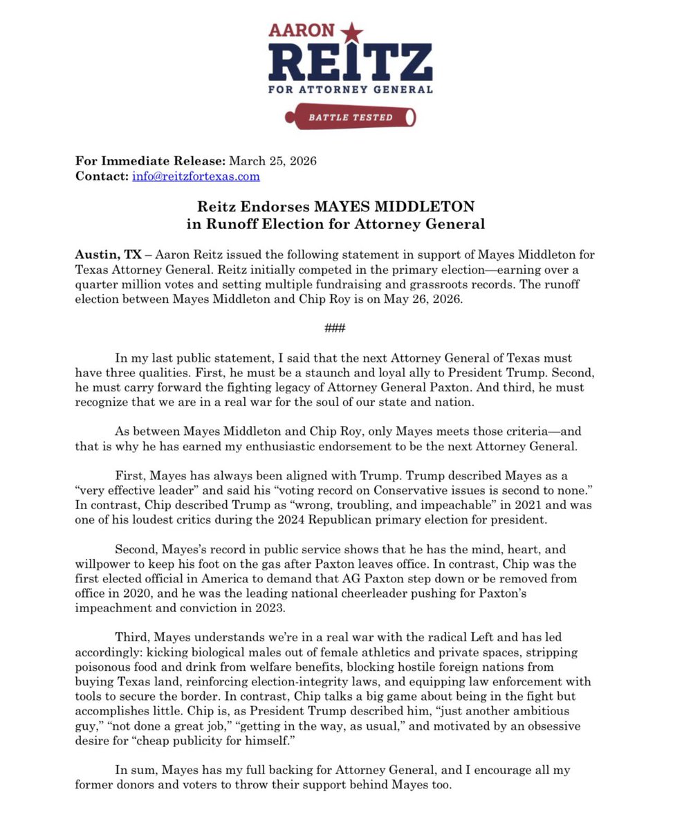 Aaron Reitz tweet media