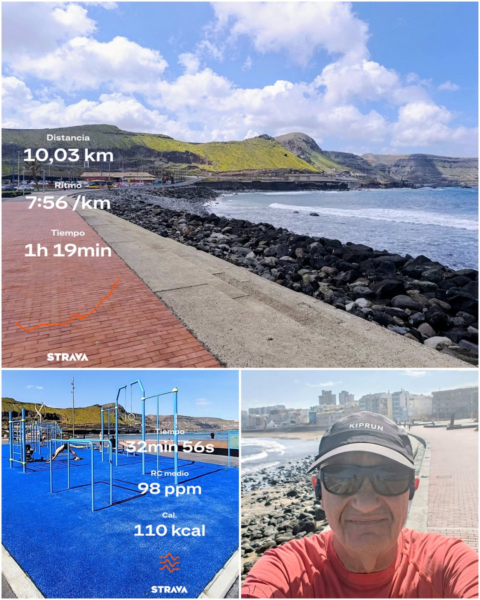 BiciGranCanaria's tweet image. 🧎‍♂️&amp;amp;🏃🏻‍♂️
#COREworkout 🧎🏻30' #GYMtime
#Jogging 🏃10k #RUNNINGtime
⛱️#PlayaDeLasCanteras
🌊#ElLloret
🎧#NetzWerk
🌤️#MeteoGC 🕥🌡️20°
#LasPalmasDeGranCanaria
#GranCanaria
#Running #Carrera #Finisher42
#RunningLife #GYMworkout
#GYM #Gimnasio
#DIABETESTIPOFREE
#MUÉVETEFRENTEALCÁNCER
🧵👇🏻