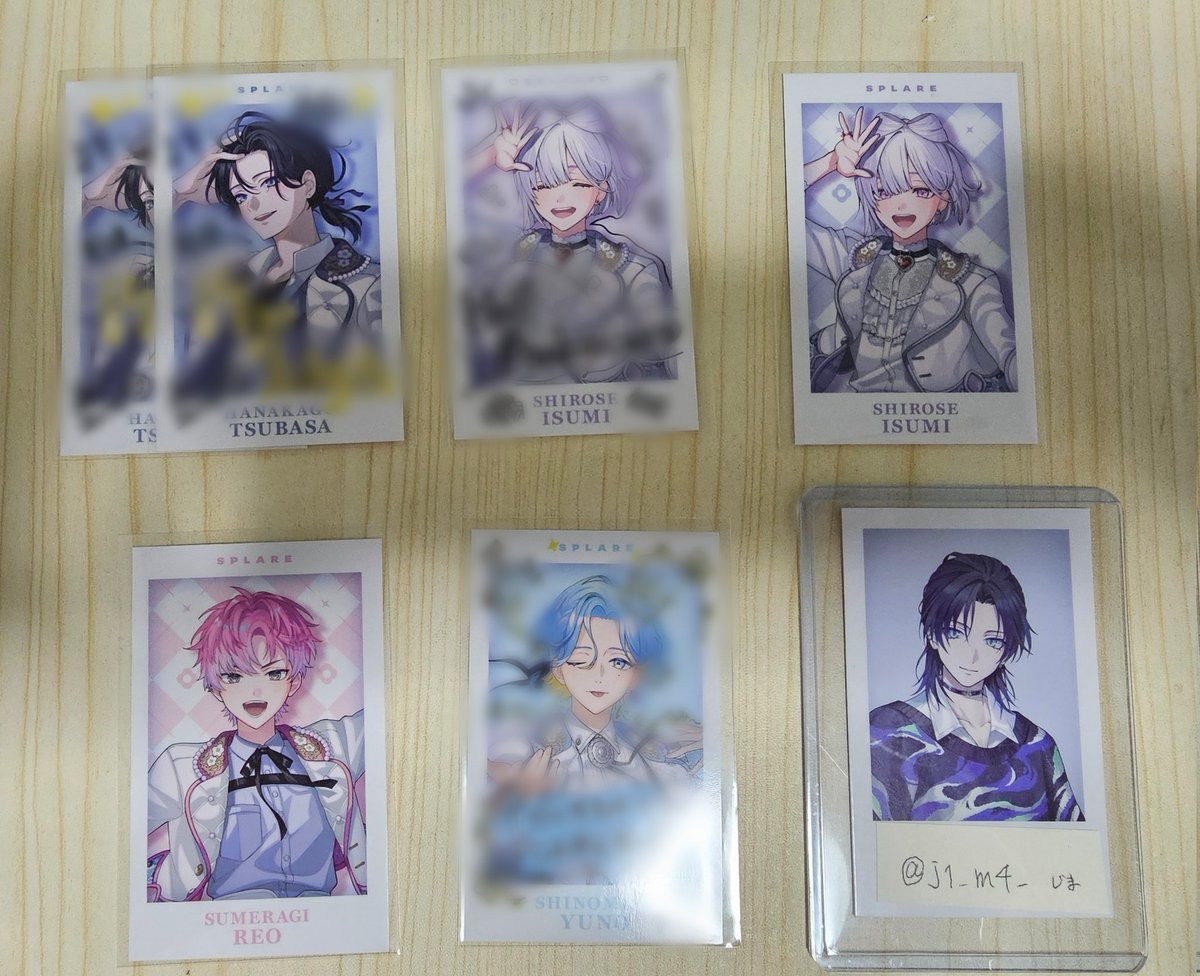 j1_m4_'s tweet photo. 【交換】
にじさんじ すぷれあ Half anniversary ハーフアニバーサリー ランダムチェキ風カード 

求:写真1枚目 ☆

譲:写真2枚目

-------------------
コンプ目的のため
同異種問いません・比率違い👌

郵送のみとなります🙇‍♂️
お気軽にお声掛け下さい*. ﾟ https://t.co/iFvQU1kF9G