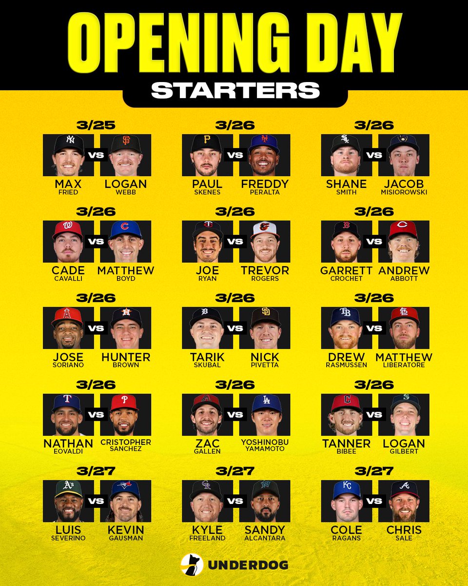 Underdog MLB tweet media