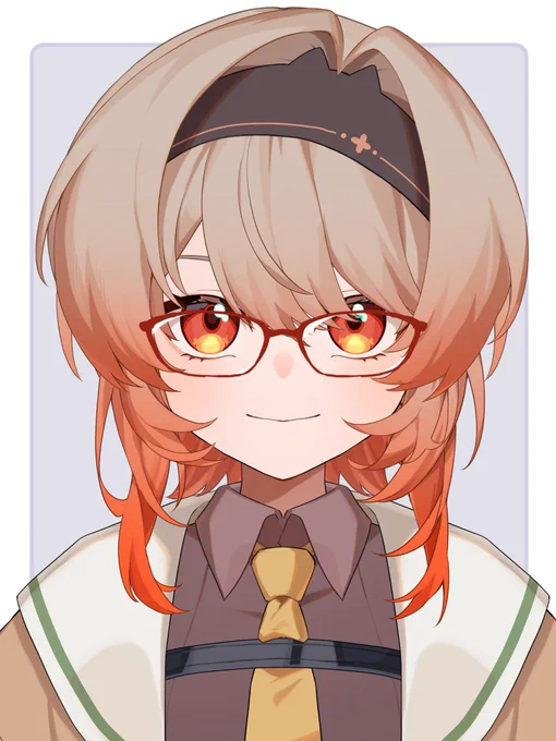 眼鏡付けるとしてどれにするか悩み中 リプにアンケ貼ってるから好きなのポチってもらえると助かるよ～