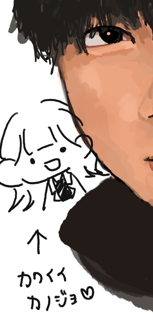 yo_nami473's tweet photo. らくがき https://t.co/HXINYg4g2r