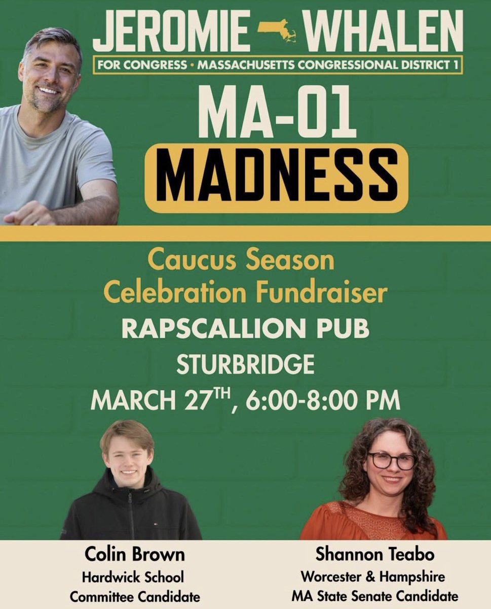 Jeromie Whalen For MA-01 tweet media