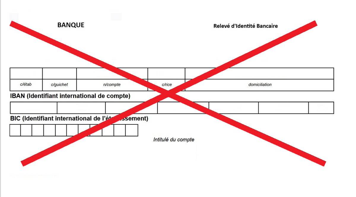 Secu_Internet's tweet photo. Les trois fraudes au RIB ou IBAN sur Internet : 1/5 https://t.co/rlWN10f3em